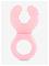 TWISTSHAKE Twistshake Teether Cooler - PASTEL PINK - One Size – kuva 2