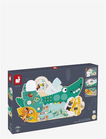 Janod Tropik - Crocodile Activity Board - Multi/patterned - ONE SIZE