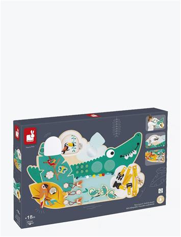 Janod Tropik - Crocodile Activity Board - Multi/patterned - ONE SIZE