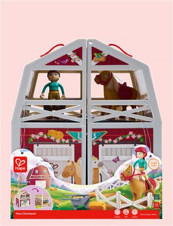 HAPE Pony Club Ranch leikkisetti, E3409