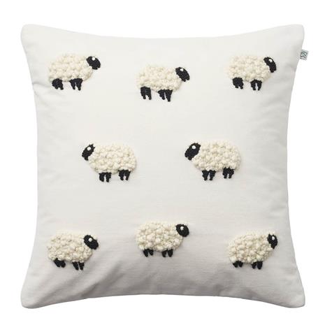 Chhatwal & Jonsson Sheep Tyynynpäällinen Ivory 50x50 Cm - Koristeyynyt & Suojukset Villa Norsunluu - CC900102-20V