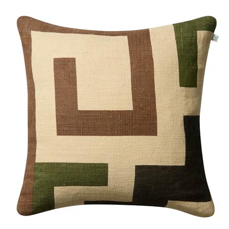 Chhatwal & Jonsson Aman tyynynpäällinen 50x50 cm Taupe-cactus green-brown