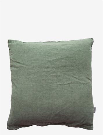Au Maison Pudebetræk-Hør Basic-Vasket - Green - 45X45CM – kuva 2/3