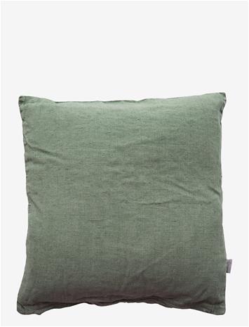 Au Maison Pudebetræk-Hør Basic-Vasket - Green - 45X45CM – kuva 3/3