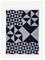 Verpan Mirror Plaid Wool 130x190 cm, Blue – kuva 8