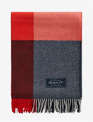 GANT Extra Fine Merino Wool Check Throw - Multi/patterned - 130X180