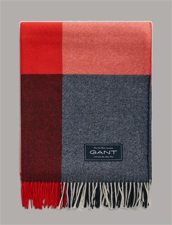 GANT Extra Fine Merino Wool Check Throw - Multi/patterned - 130X180