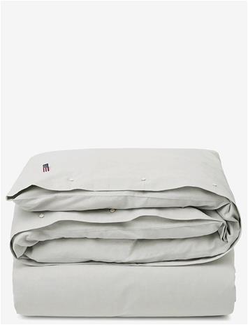 Lexington Pin Point Gray Cotton Pussilakana 220x220 Cm - Pussilakanat Puuvilla Harmaa - 10000037-7000-D215