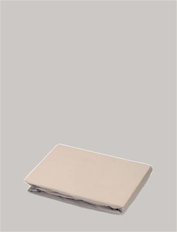 Sekan Studio Flat Sheet Home Textiles Bedtextiles Sheets Fitted Bed Sheets Beige Sekan Studio