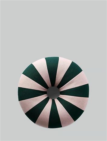 Studio About Float Pillow, Dark Green/Rose - Multi/patterned - Ø:40CM