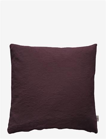 AU MAISON Cushion Cover Linen Basic Washed - PLUM - 45X45 cm