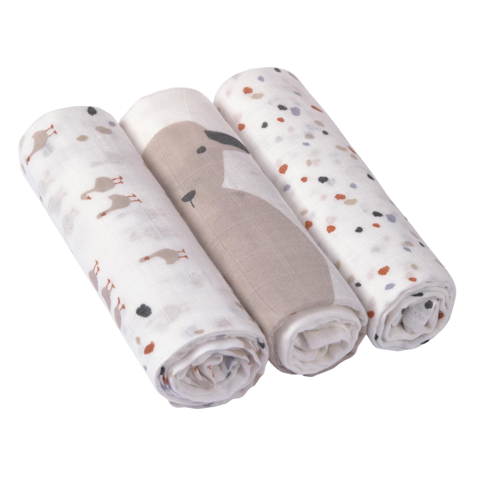 Vauvan peitto 80x80 cm Tiny Farmer Speckles Lässig 3 kpl
