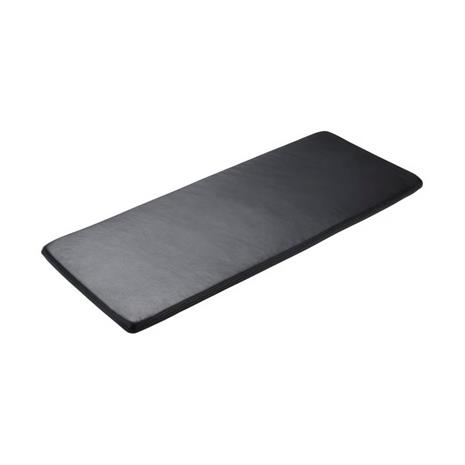 FDB Mä¸bler R6 Radius istuintyyny 45x109 cm Black leather