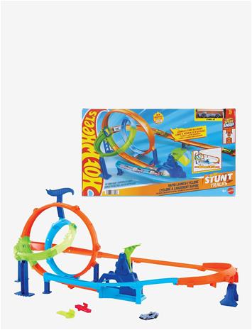 HOT WHEELS Stunt Tracks Rapid Launch Cyclone - MULTICOLOR - One Size