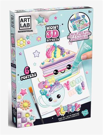 AMO Art Lab Fluffy Paint Kit - MULTICOLOR - One Size