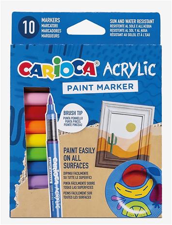 Carioca Akryylikynät 10-pack