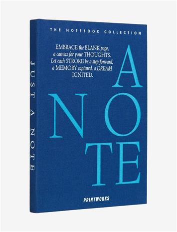 PRINTWORKS Notebook - Just A Note, Blue - MULTI - One Size