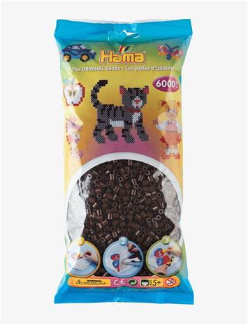 HAMA Midi Beads 6000 Pcs Brown - MULTI - One Size