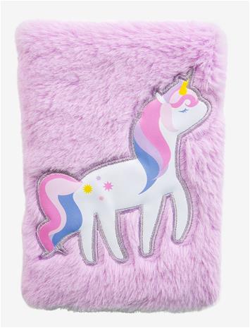 JOKER Fluffy Notebook Unicorn - MULTI COLOURED - One Size