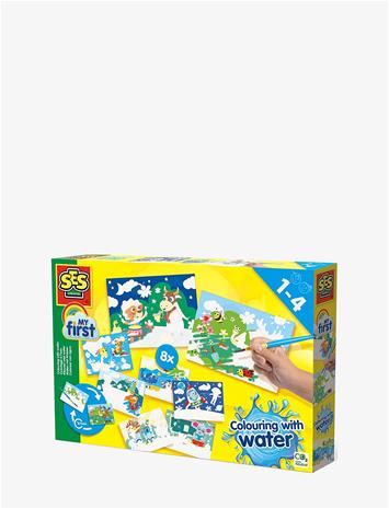 SES CREATIVE Colouring With Water - Hidden Animals Mega Set - MULTI - One Size
