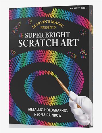 MARVIN'S MAGIC Magic Super Bright Scratch Art - MULTI - One Size – kuva 2/2