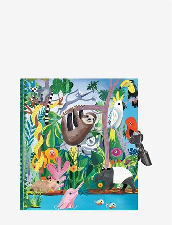 EEBOO Diary With Lock - Rainforest - MULTI - One Size – kuva 2/2
