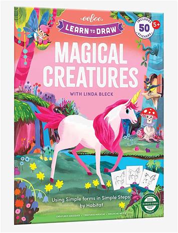 EEBOO Learn To Draw - Magical Creatures - MULTI - One Size