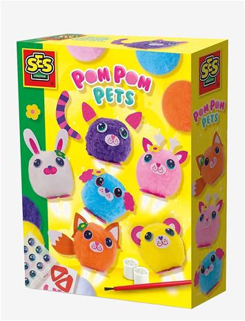 SES CREATIVE Pom Pom Pets - MULTI - One Size