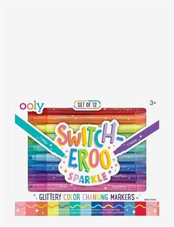 OOLY Magic Markers 12 Pcs - Glitter Switch-Eroo - MULTI - One Size – kuva 2/2