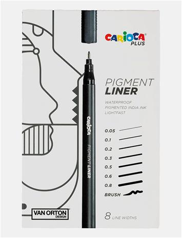 Carioca PLUS Pigmentliner 8-pack