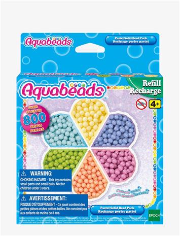 AQUABEADS Pastel Solid Bead Pack - MULTICOLOR - One Size