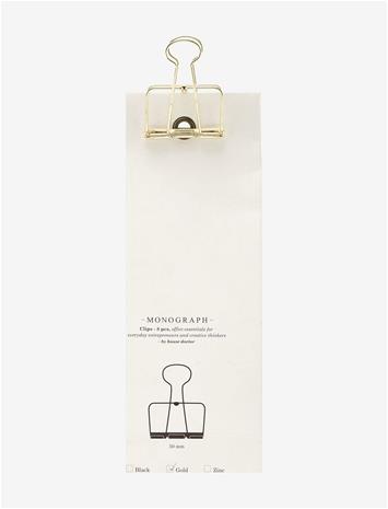 Monograph Clips - Gold - 5 cm – kuva 2/3
