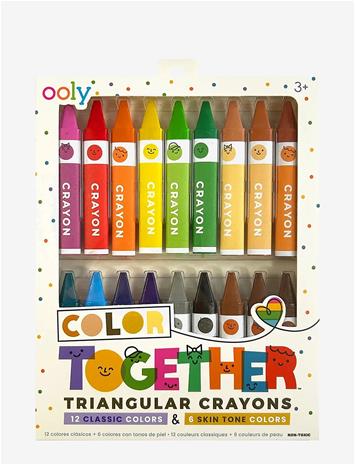 OOLY Crayons 18 Pcs - Colour Together Triangular - MULTI - One Size – kuva 2/2