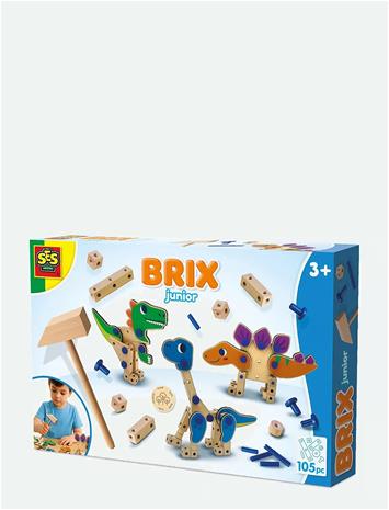 SES Creative Brix Junior Puusepän Työkalusarja Dinosaurukset