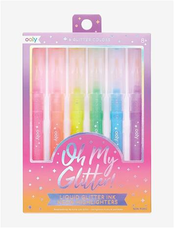 OOLY Highlighter 6 Pcs - Oh My Glitter - MULTI - One Size