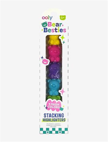 OOLY Highlighter 5 Pcs - Stacking Bear Besties - MULTI - One Size