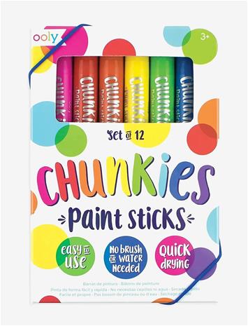 OOLY Chunkies 12 Pcs - Paint Stick Original - MULTI - One Size