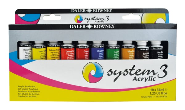 System3 Acrylic Studio Set 10x37 ml