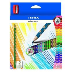 Lyra Groove Slim 24-pack + Sharpener