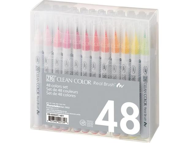 ZIG Clean Color Real Brush 48-set