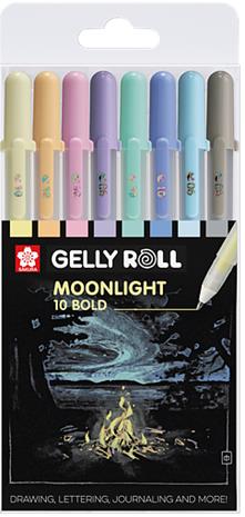Sakura Gelly Roll Moonlight Pastelli 8-setti