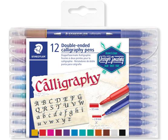 Staedtler Double-ended calligr. pens 12pcs
