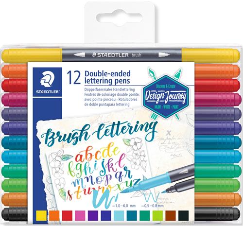 Brush lettering pens double (12)