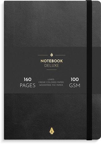 Burde Notebook Deluxe A5 black