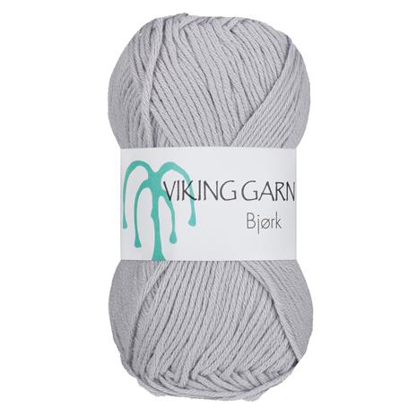 Bjä¸rk 50 g vaaleanharmaa Viking Garn
