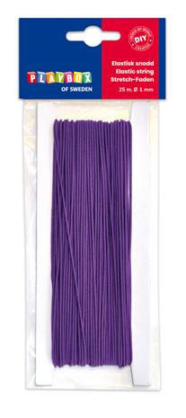 Elastinen lanka liila 1 mm Playbox – kuva 3/3