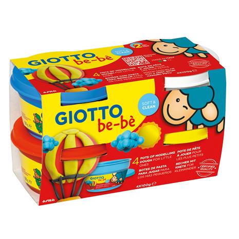 Modeling Clay 4x100 g Giotto Be-bä¨ – kuva 2/2