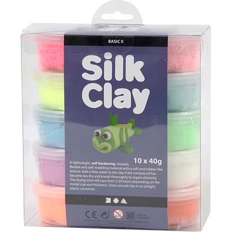 Creativ Company Silk Clay Muovailumassa Basic 2