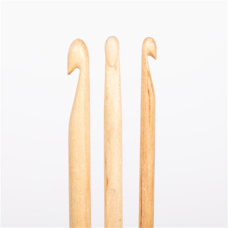 Basic Virkkuukoukku Koivu 15 cm Drops