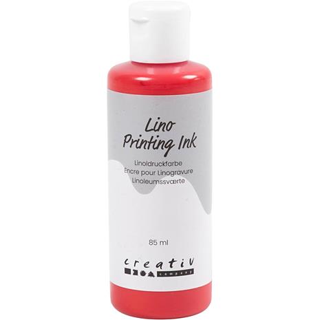 Linoväri, punainen, 85ml/ 1 pll